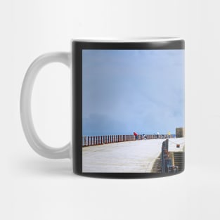 Roker Pier and Lighthouse, Sunderland, North East England Mug